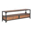 vidaXL TV skrinka s 2 zásuvkami 120x30x40 cm masívne borovicové drevo
