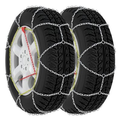vidaXL Snehové reťaze na pneumatiky 2 ks 9 mm, KN90