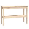 vidaXL Konzolov&yacute; stol&iacute;k 110x40x75 cm mas&iacute;vne borovicov&eacute; drevo