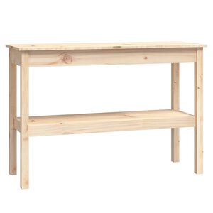 vidaXL Konzolov&yacute; stol&iacute;k 110x40x75 cm mas&iacute;vne borovicov&eacute; drevo