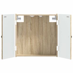 vidaXL Skriňa na terč EDE Dub sonoma 52,5 x 10,5 x 53,5 cm