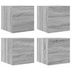 vidaXL N&aacute;stenn&eacute; TV skrinky 4 ks siv&eacute; sonoma 30,5x30x30 cm