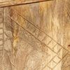 vidaXL Komoda, mangový masív 110x30x60 cm