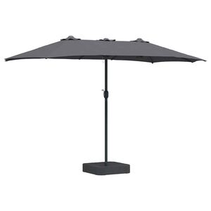 vidaXL Z&aacute;hradn&yacute; slnečn&iacute;k Antracit 385 x 209 x 244 cm Polyester a oceľ