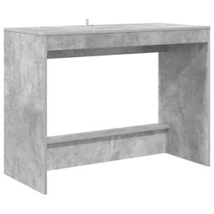 vidaXL Postelov&yacute; st&ocirc;l Bet&oacute;novo siv&aacute; Kompozitn&eacute; drevo 100 x 45 x 75 cm