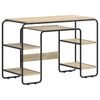 vidaXL St&ocirc;l s &uacute;ložn&yacute;m priestorom Dub sonoma 113,5 x 52 x 75,5 cm