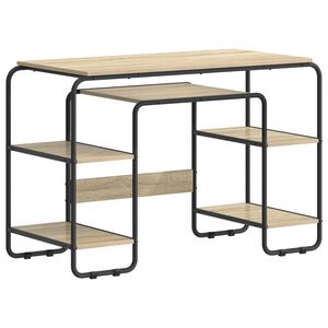 vidaXL St&ocirc;l s &uacute;ložn&yacute;m priestorom Dub sonoma 113,5 x 52 x 75,5 cm