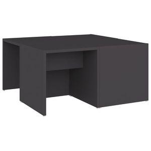 vidaXL Konferenčn&eacute; stol&iacute;ky 4 ks, siv&eacute; 33x33x33 cm, kompozitn&eacute; drevo