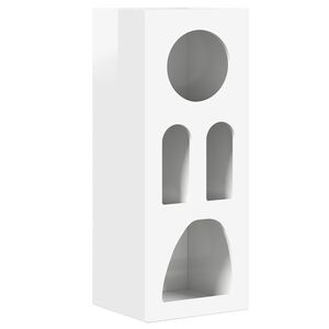 vidaXL Serv&iacute;rovacia skriňa Vysok&yacute; lesk bielej 40 x 35 x 100.5 cm