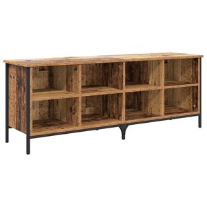 vidaXL Skriňa na top&aacute;nky 131 x 35 x 50 cm Inžinierske drevo a železo