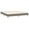 vidaXL Boxspring posteľ s matracom tmavosiv&aacute; 160x200 cm l&aacute;tka