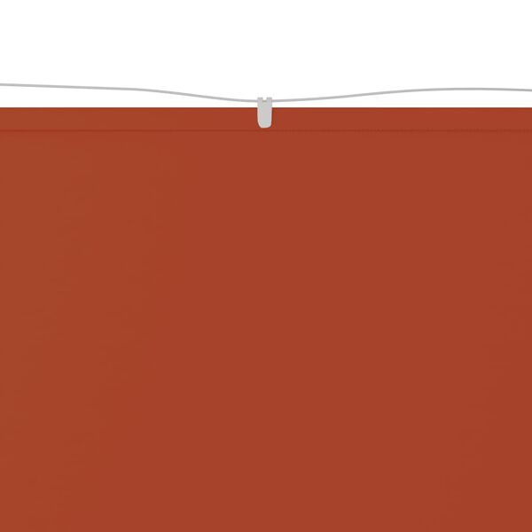 vidaXL Vertikálna markíza terakotová 140x360 cm oxfordská látka