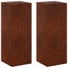 vidaXL Stojan na rastliny 2 pcs Hrdzav&yacute; 30 x 30 x 80 cm