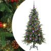 vidaXL Umel&yacute; Skl&aacute;pac&iacute; Vianočn&yacute; Stromček Zelen&aacute; 150 cm PE a PVC