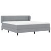 vidaXL Posteľ boxspring s matracom Svetlosiv&aacute; 180 x 200 cm l&aacute;tka