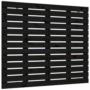 vidaXL N&aacute;stenn&eacute; čelo postele čierne 106x3x91,5 cm mas&iacute;vna borovica