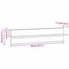 vidaXL Stenná polica s poličkou 2 pcs Staré drevo 80 x 11,5 x 18 cm