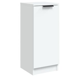 vidaXL Komoda biela 30x30x70 cm spracovan&eacute; drevo