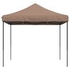 vidaXL Skladací pop-up párty stan hnedý 292x292x315 cm