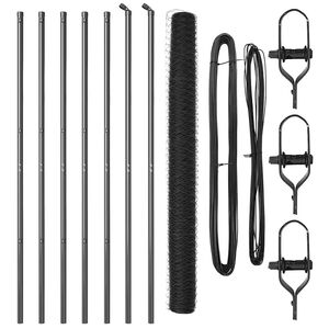 vidaXL Stĺp na plot. Siv&aacute;