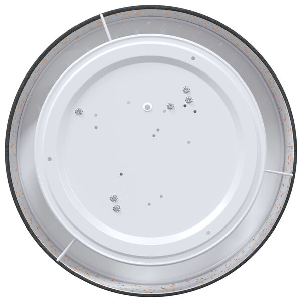 vidaXL Stropná lampa Čierna 38 x 13.5 cm látka