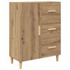 vidaXL Serv&iacute;rovacia skriňa Remeseln&yacute; dub 34 x 69.5 x 90 cm