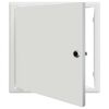 vidaXL Access Panel Biela 33 x 33 x 3 cm Oceľ