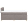 vidaXL Boxspring posteľ s matracom sivohned&aacute; 120x190 cm l&aacute;tka