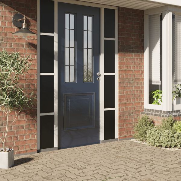 vidaXL Okenn&aacute; f&oacute;lia statick&aacute; matn&aacute; čierna 60x2000 cm PVC