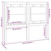 vidaXL Čelo postele biele 125,5x4x100 cm masívna borovica