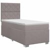 vidaXL Posteľ boxspring s matracom Sivohned&aacute; 80 x 200 cm L&aacute;tka