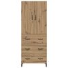 vidaXL Highboard Remeseln&yacute; dub 69,5 x 34 x 180 cm Kompozitn&eacute; drevo
