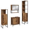 vidaXL Sada k&uacute;peľňov&eacute;ho n&aacute;bytku 4 pcs Hned&aacute; 33 x 33 x 185.5 cm