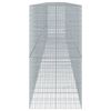 vidaXL Gabiónový kôš s krytom 1150x100x200 cm pozinkované železo
