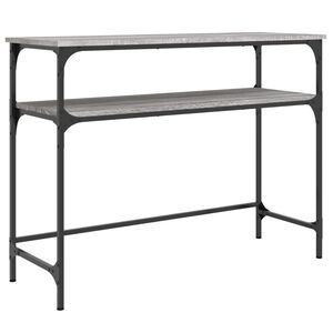 vidaXL Konzolov&yacute; stol&iacute;k siv&yacute; sonoma 100x35,5x75 cm kompozitn&eacute; drevo