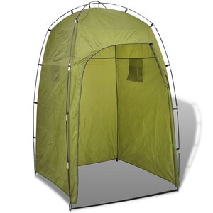 vidaXL Sprchovac&iacute;/WC/prezliekac&iacute; stan, zelen&yacute;