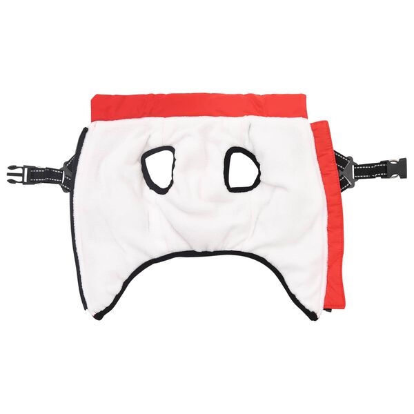 vidaXL Ps&iacute; kab&aacute;t Červen&aacute; L40 Fl&iacute;s a polyester