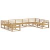 vidaXL Z&aacute;hradn&aacute; s&uacute;prava gaučov 9 pcs Biela 404 x 251,5 x 73 cm