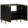 vidaXL K&uacute;peľňov&aacute; skrinka um&yacute;vadlo čierna 62x33x58 cm kompozitn&eacute; drevo