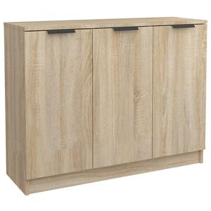 vidaXL Komoda farba dubu sonoma 90,5x30x70 cm spracovan&eacute; drevo