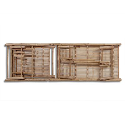 vidaXL Záhradné ležadlo, bambus