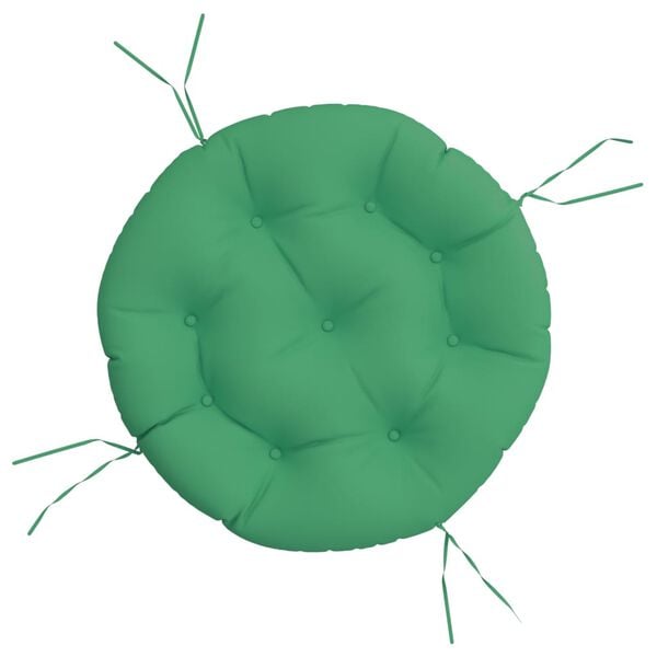 vidaXL Okr&uacute;hly vank&uacute;&scaron; zelen&yacute; &Oslash; 60 x 11 cm oxfordsk&aacute; l&aacute;tka