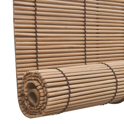 vidaXL Roleta, bambus 100x220 cm, hnedá
