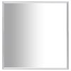 vidaXL Zrkadlo strieborn&eacute; 60x60 cm