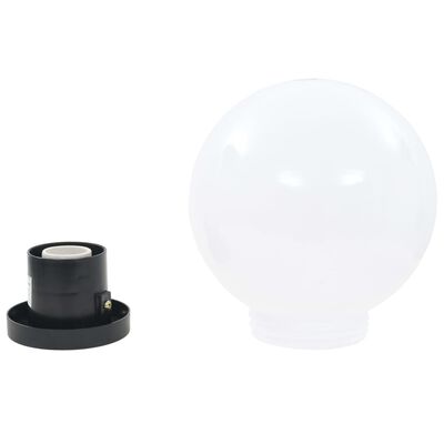 vidaXL LED lampy v tvare gule 2 ks, 20 cm, PMMA