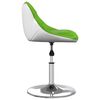 vidaXL Jed&aacute;lensk&aacute; stolička zeleno-biela umel&aacute; koža