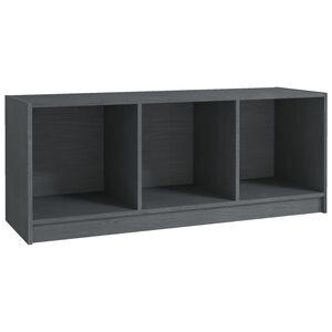 vidaXL TV skrinka siv&aacute; 104x33x41 cm borovicov&yacute; mas&iacute;v