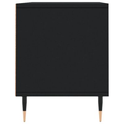 vidaXL TV skrinka čierna 100x34,5x44,5 cm spracované drevo