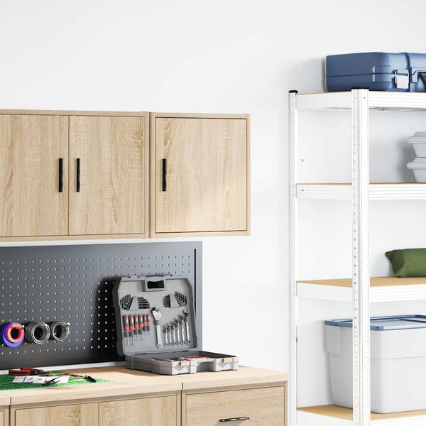 vidaXL Gar&aacute;žov&aacute; n&aacute;stenn&aacute; skriňa Dub Sonoma Kon&scaron;trukt&eacute;rske drevo