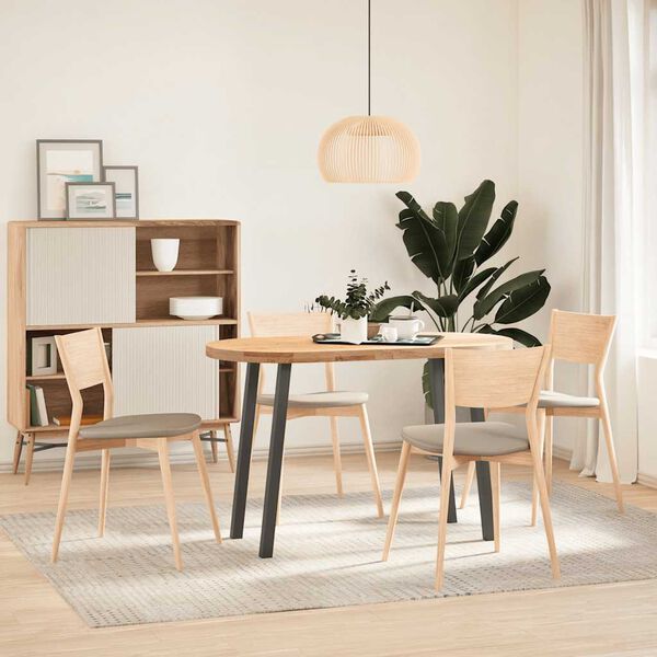 vidaXL Nohy ku konzolovému stolíku 4 ks, antracitové, 72 cm, oceľové